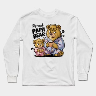 Proud Papa Bear Long Sleeve T-Shirt